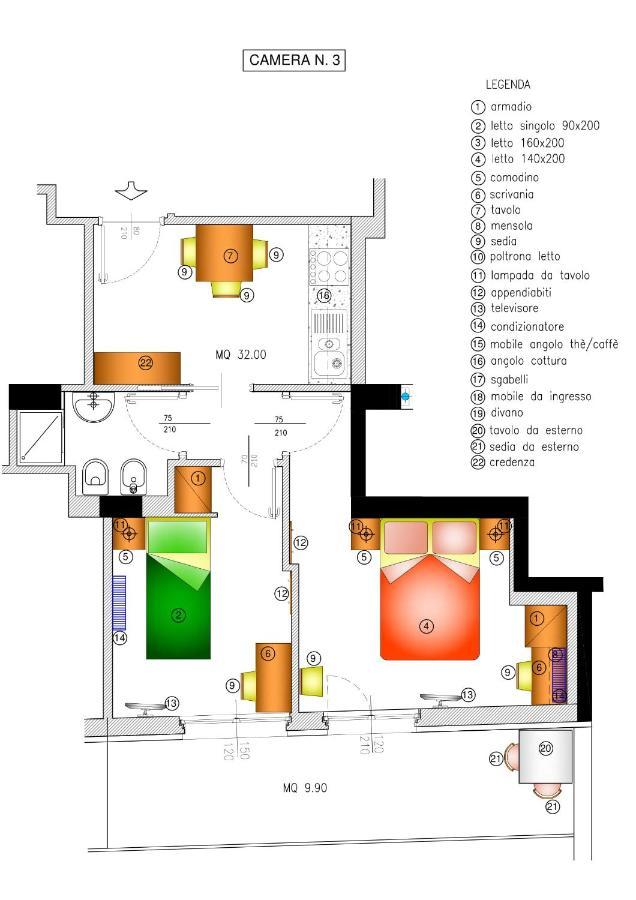 Apartment mit 2 Schlafzimmern