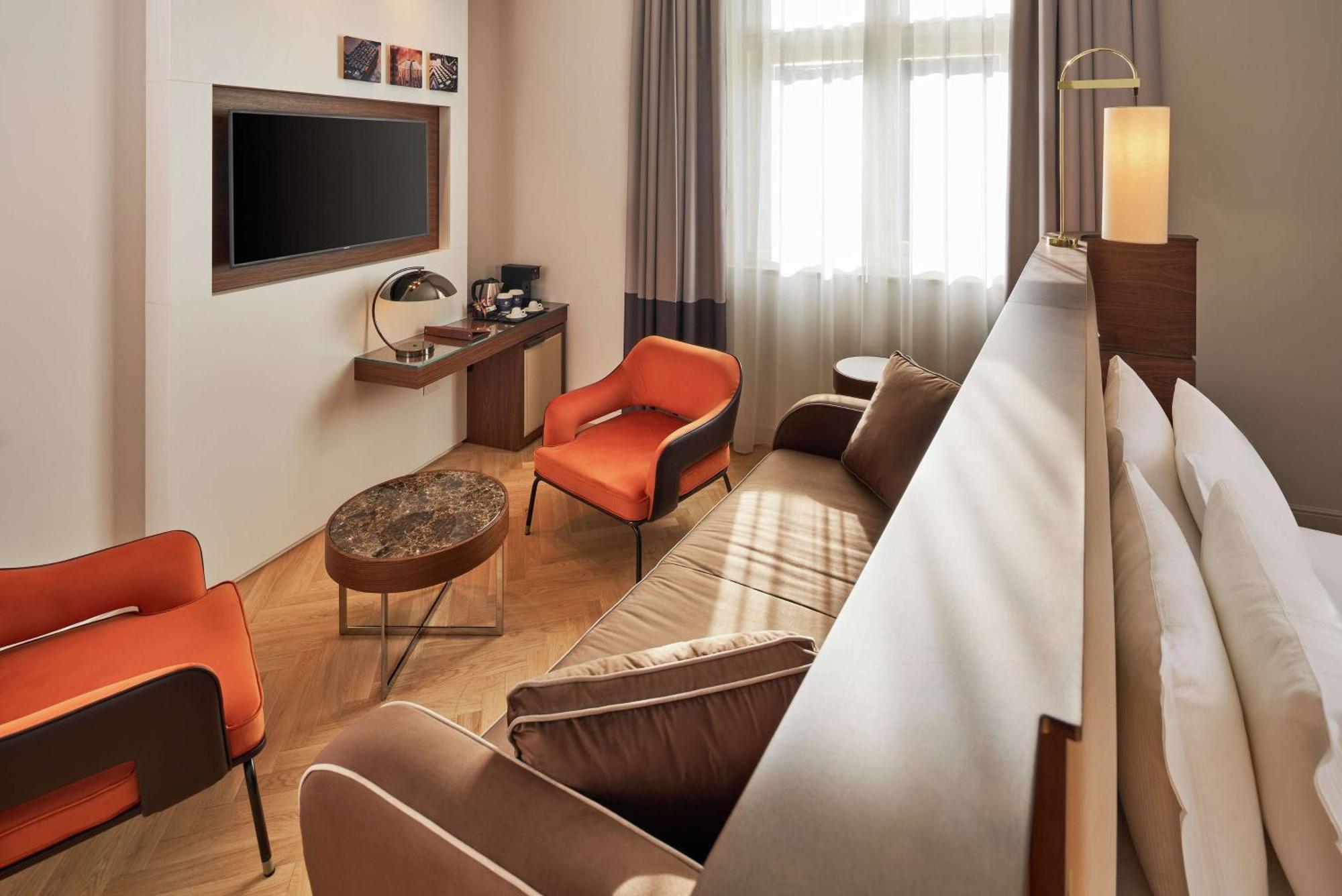 Junior Ecksuite mit Kingsize-Bett