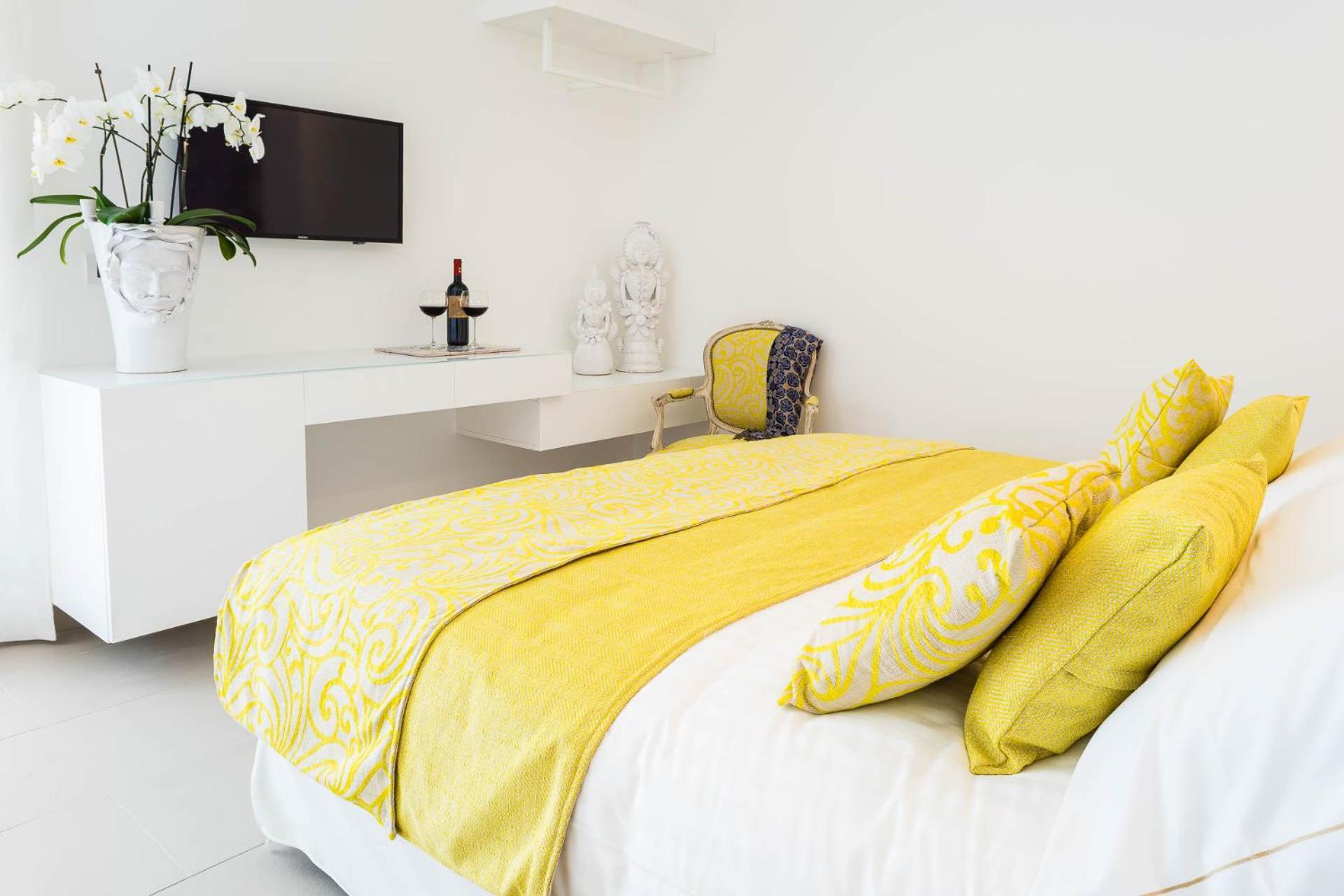 Doppel-/Zweibettzimmer mit Meerblick