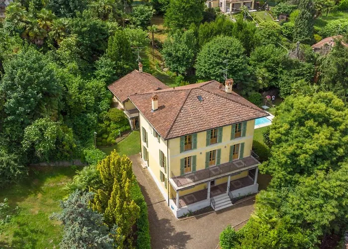 The Ortensia, Our Room With Lake View, Spacious Park-Facing Balcony And Private External Bathroom At The Villa Isabella Stresa