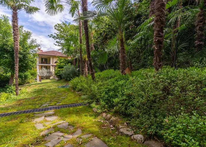 The Ortensia, Our Room With Lake View, Spacious Park-Facing Balcony And Private External Bathroom At The Villa Isabella Stresa