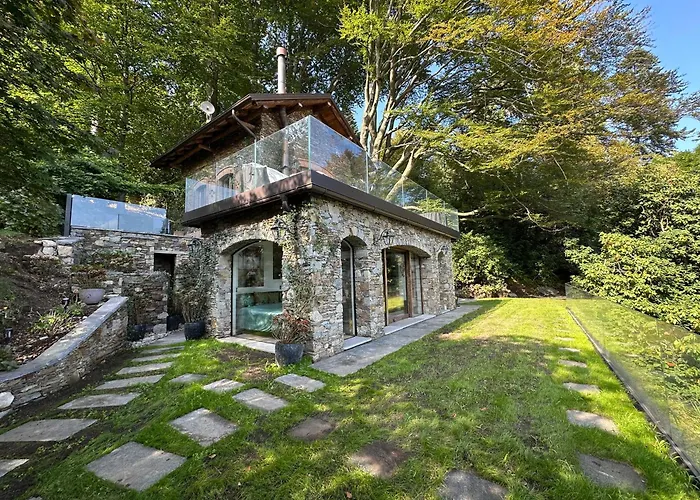 Private Luxury Spa & Silence Retreat With Spectacular View Over The Lake Maggiore